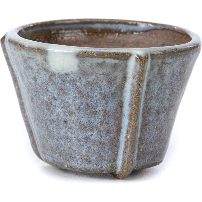 Maceta de bonsái redonda azul de Bonsai - 65 x 65 x 45 mm