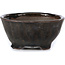 Vaso per bonsai rotondo marrone di Bonsai - 74 x 74 x 37 mm