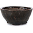 Vaso per bonsai rotondo marrone di Bonsai - 74 x 74 x 37 mm