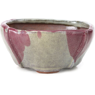 Bonsai 120 mm quadratische mehrfarbige Bonsaischale von Bonsai, Japan