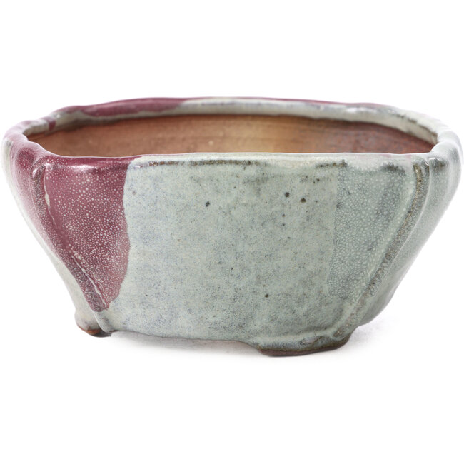 Square multicolor bonsai pot by Bonsai - 120 x 115 x 55 mm