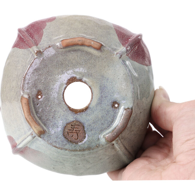 Pot à bonsaï carré multicolore par Bonsai - 120 x 115 x 55 mm