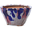 Square multicolor bonsai pot by Bonsai - 120 x 120 x 73 mm