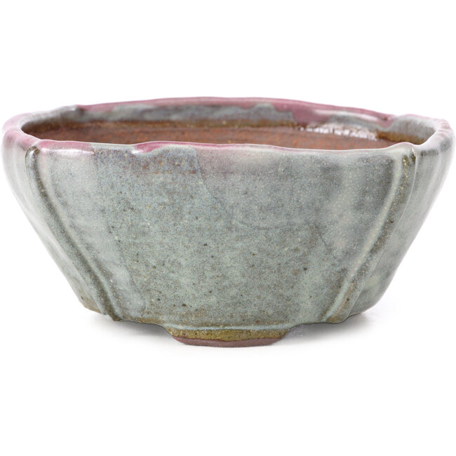 Pot à bonsaï carré multicolore par Bonsai - 118 x 118 x 52 mm