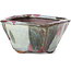 Pot à bonsaï carré multicolore par Bonsai - 112 x 112 x 65 mm