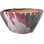 Pot à bonsaï carré multicolore par Bonsai - 126 x 126 x 74 mm