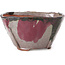 Pot à bonsaï carré multicolore par Bonsai - 126 x 126 x 74 mm