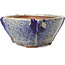 Pot à bonsaï carré multicolore par Bonsai - 115 x 115 x 60 mm