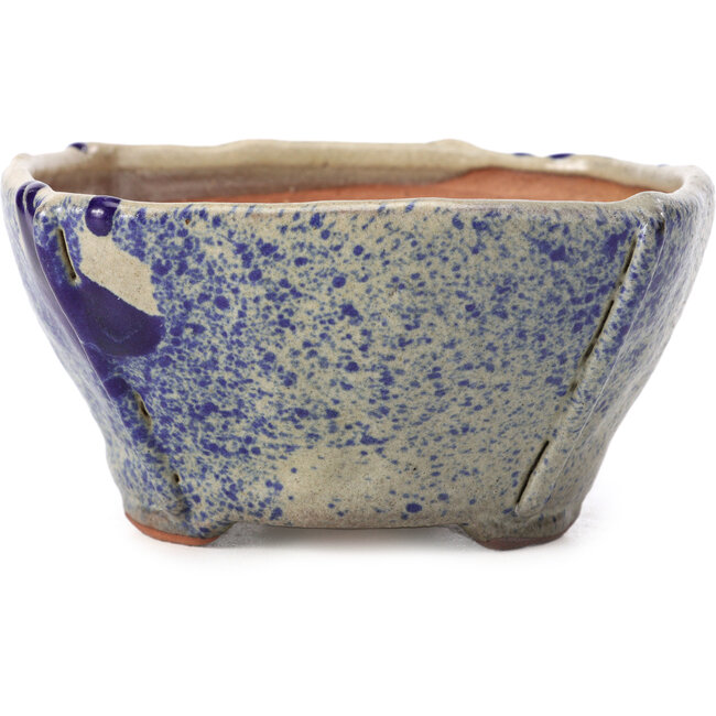 Pot à bonsaï carré multicolore par Bonsai - 115 x 115 x 60 mm