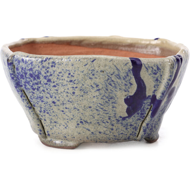 Pot à bonsaï carré multicolore par Bonsai - 115 x 115 x 60 mm