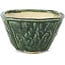 Vaso per bonsai quadrato verde di Bonsai - 117 x 117 x 72 mm