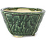 Pot à bonsaï carré vert par Bonsai - 117 x 117 x 72 mm