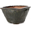 Square green bonsai pot by Bonsai - 115 x 105 x 71 mm