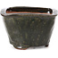Pot à bonsaï carré vert par Bonsai - 115 x 105 x 71 mm