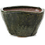 Pot à bonsaï carré vert par Bonsai - 120 x 125 x 80 mm