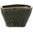 Maceta de bonsái cuadrada verde de Bonsai - 120 x 125 x 80 mm