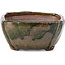 Vierkante multicolor groene bonsai pot van Bonsai - 107 x 110 x 55 mm