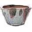Pot à bonsaï carré multicolore par Bonsai - 113 x 110 x 64 mm