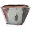 Pot à bonsaï carré multicolore par Bonsai - 113 x 110 x 64 mm