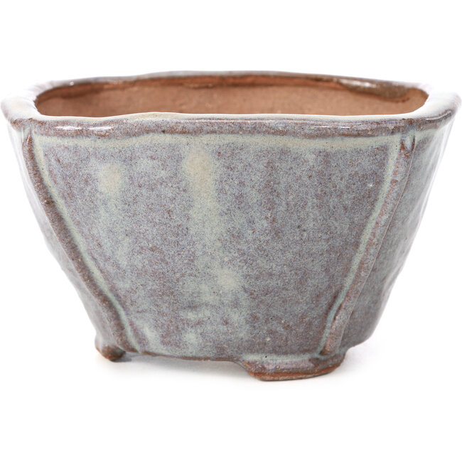 Vaso per bonsai quadrato azzurro di Bonsai - 120 x 118 x 75 mm