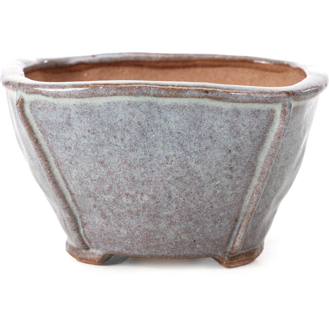 Vaso per bonsai quadrato azzurro di Bonsai - 120 x 118 x 75 mm