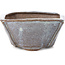 Pot à bonsaï carré bleu clair par Bonsai - 113 x 113 x 56 mm