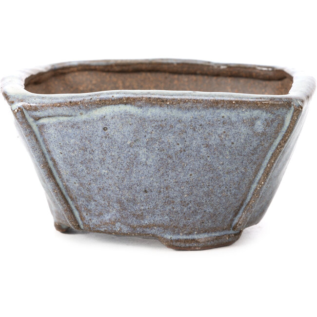 Maceta de bonsái cuadrada azul claro de Bonsai - 113 x 113 x 56 mm