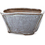 Pot à bonsaï carré bleu clair par Bonsai - 113 x 113 x 56 mm