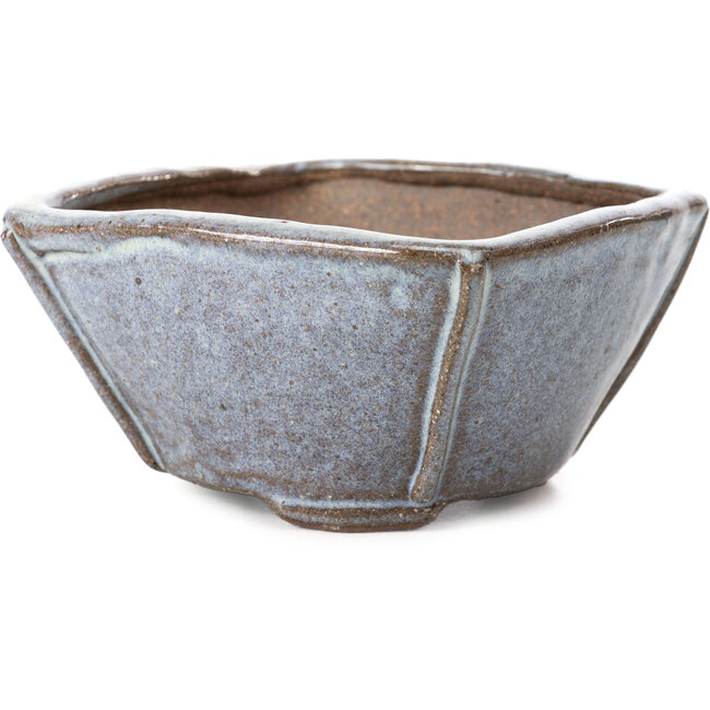 Pot à bonsaï carré bleu clair par Bonsai - 113 x 113 x 56 mm