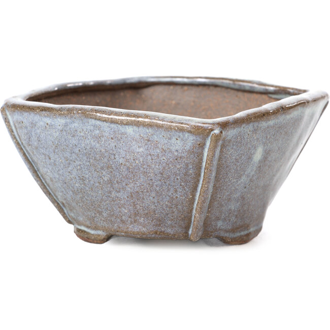 Maceta de bonsái cuadrada azul claro de Bonsai - 113 x 113 x 56 mm