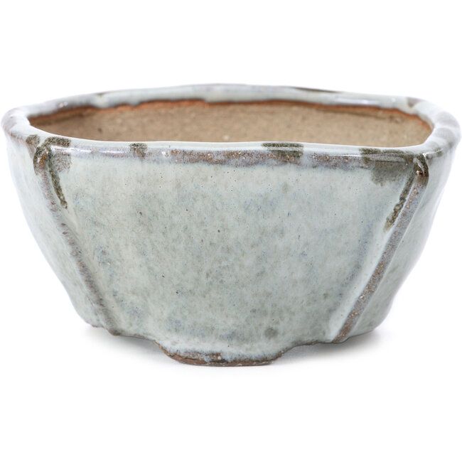 Maceta de bonsái blanca cuadrada de Bonsai - 115 x 112 x 56 mm