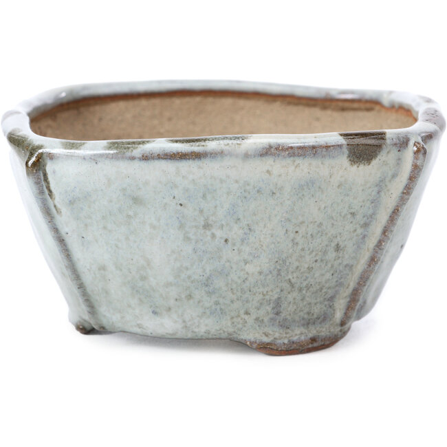 Pot à bonsaï carré blanc par Bonsai - 115 x 112 x 56 mm