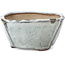 Maceta de bonsái blanca cuadrada de Bonsai - 115 x 112 x 56 mm