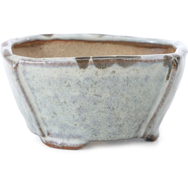 Quadratische weiße Bonsaischale von Bonsai - 115 x 112 x 56 mm