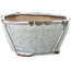Pot à bonsaï carré blanc par Bonsai - 115 x 112 x 56 mm