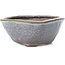 Square light blue bonsai pot by Bonsai - 108 x 108 x 54 mm