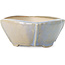 Square light blue bonsai pot by Bonsai - 105 x 103 x 50 mm