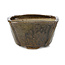 Pot à bonsaï carré marron par Bonsai - 112 x 114 x 60 mm