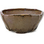 Vierkante lila en bruine bonsai pot van Bonsai - 112 x 112 x 50 mm