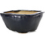 Pot à bonsaï carré bleu par Bonsai - 112 x 107 x 54 mm