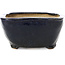 Pot à bonsaï carré bleu par Bonsai - 112 x 107 x 54 mm