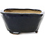 Square blue bonsai pot by Bonsai - 112 x 107 x 54 mm