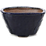 Square blue bonsai pot by Bonsai - 117 x 117 x 63 mm