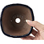 Quadratische blaue Bonsaischale von Bonsai - 117 x 117 x 63 mm