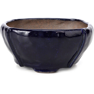 Bonsai 112 mm square blue bonsai pot by Bonsai, Japan