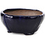 Pot à bonsaï carré bleu par Bonsai - 112 x 112 x 52 mm