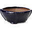 Square blue bonsai pot by Bonsai - 112 x 112 x 52 mm