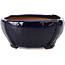 Square blue bonsai pot by Bonsai - 112 x 112 x 52 mm