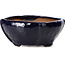 Pot à bonsaï carré bleu par Bonsai - 112 x 112 x 52 mm