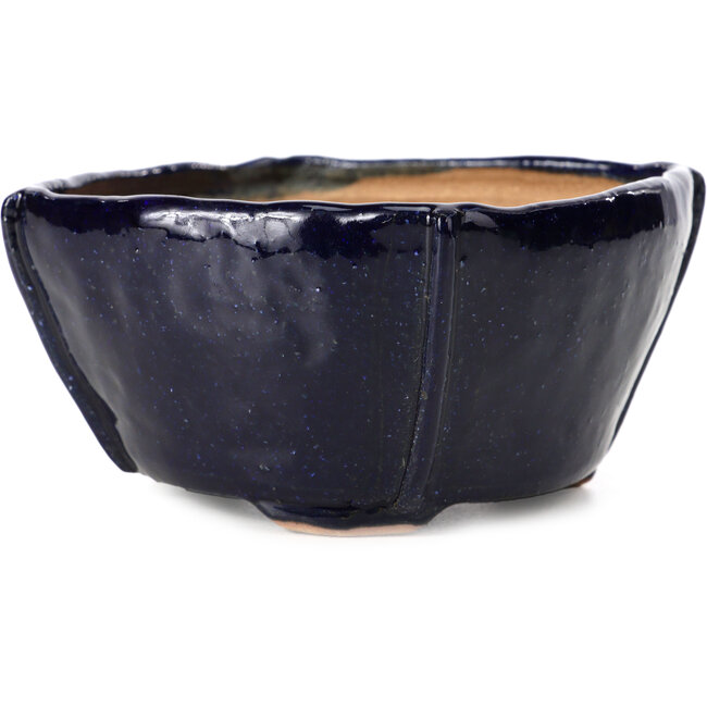 Vierkante blauwe bonsaipot van Bonsai - 104 x 104 x 58 mm